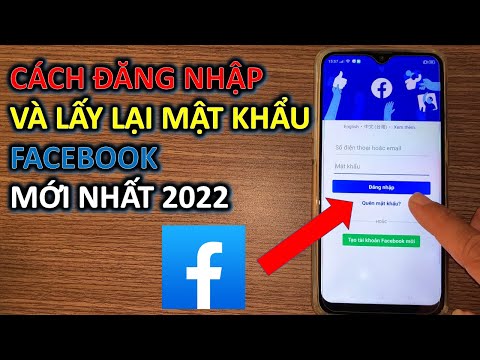 Cach Dang Nhap Va Lay Lai Mat Khau Cho Facebook