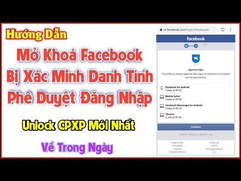 Mo Khoa Facebook Bi Xac Minh Danh Tinh Phe Duyet