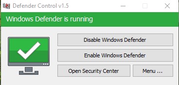 Defender Control 1.5