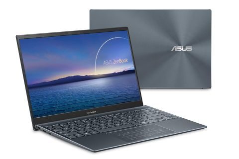 gray and black laptop